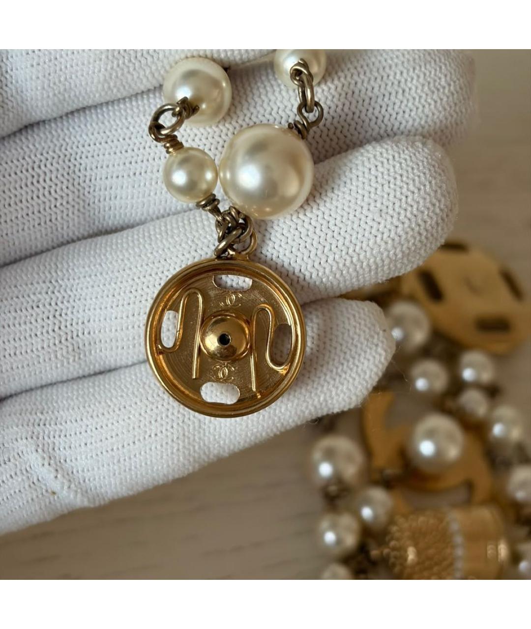 CHANEL Золотое колье, фото 5