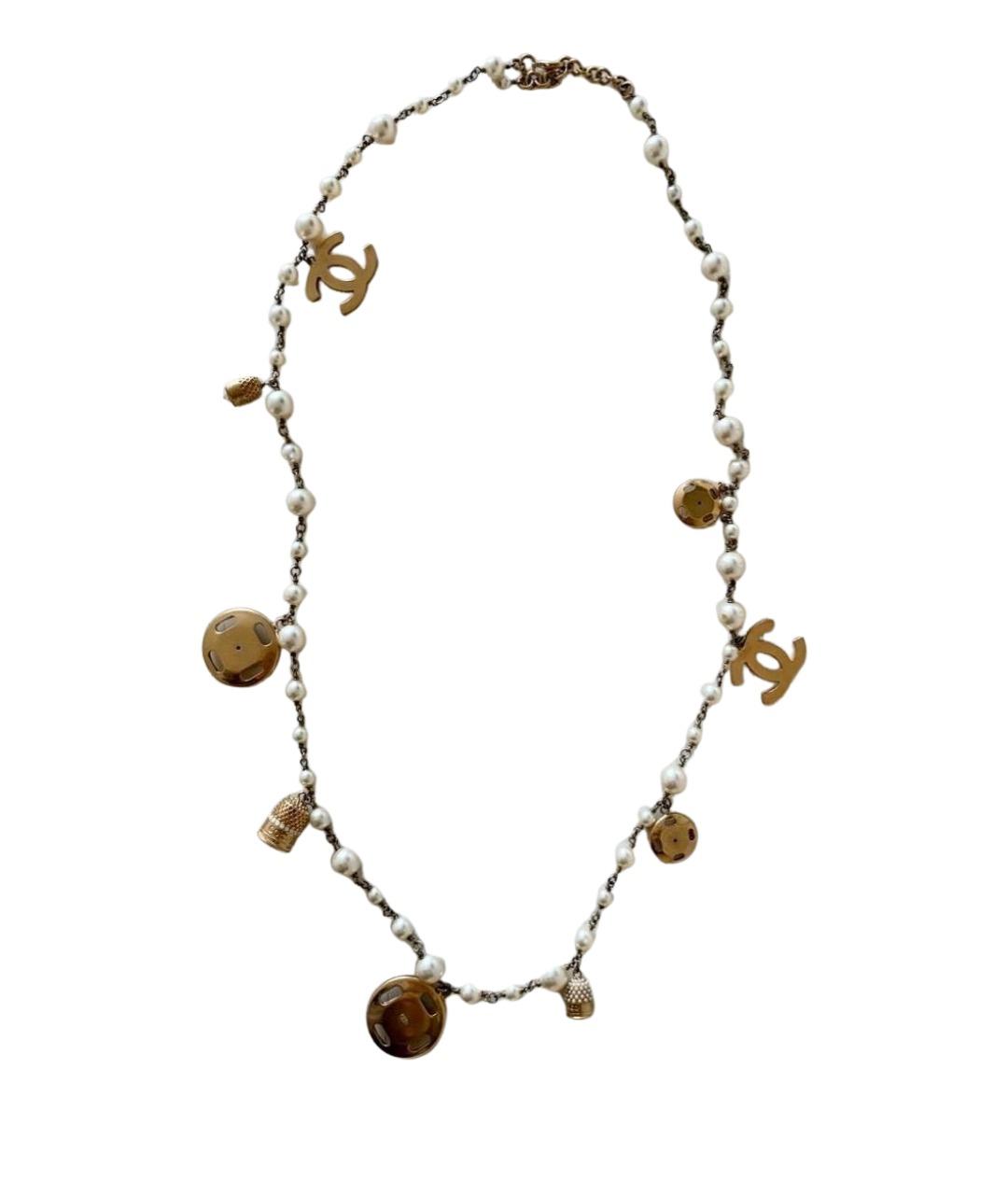 CHANEL Золотое колье, фото 1