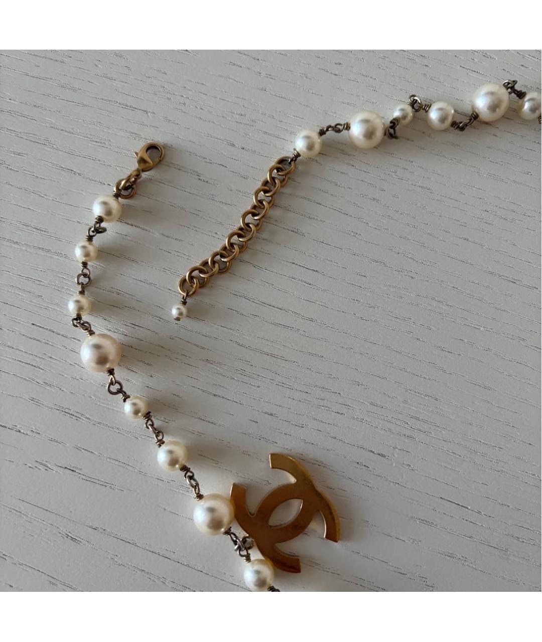 CHANEL Золотое колье, фото 7