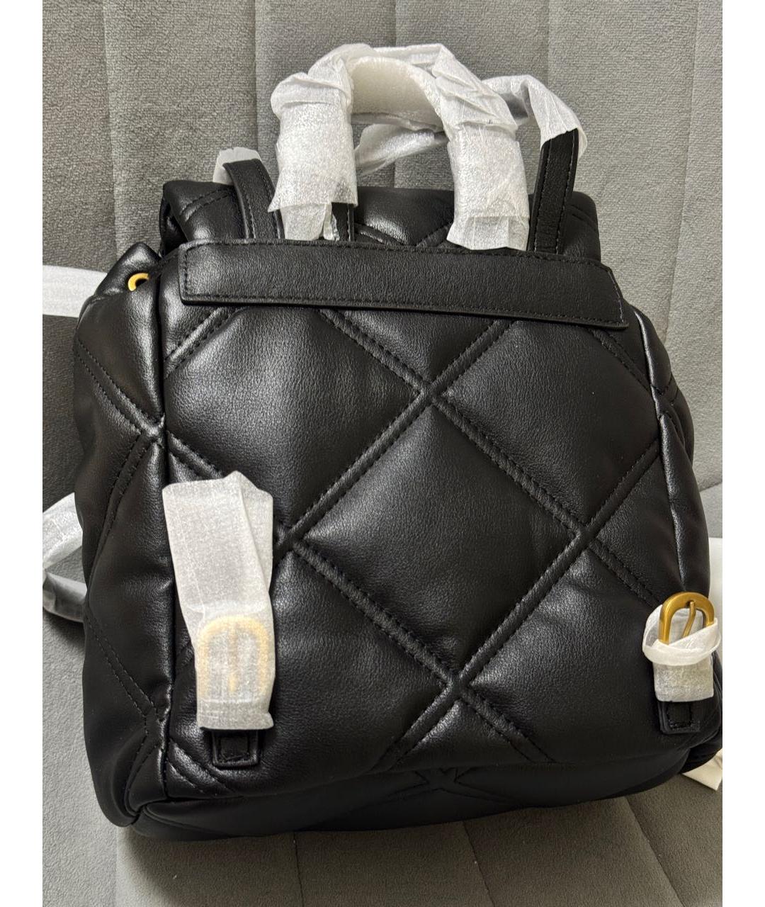 PINKO Черный рюкзак из искусственной кожи, фото 3