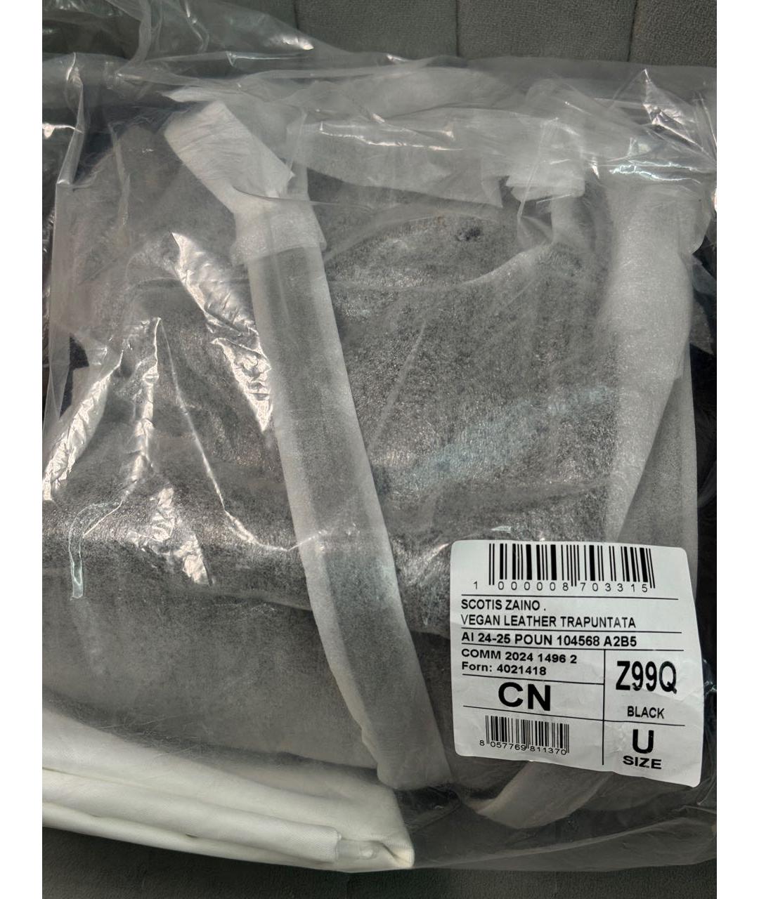 PINKO Черный рюкзак из искусственной кожи, фото 8