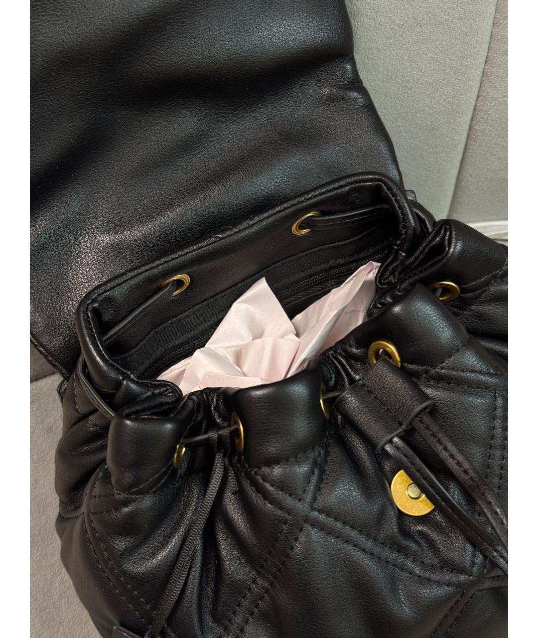 PINKO Черный рюкзак из искусственной кожи, фото 6