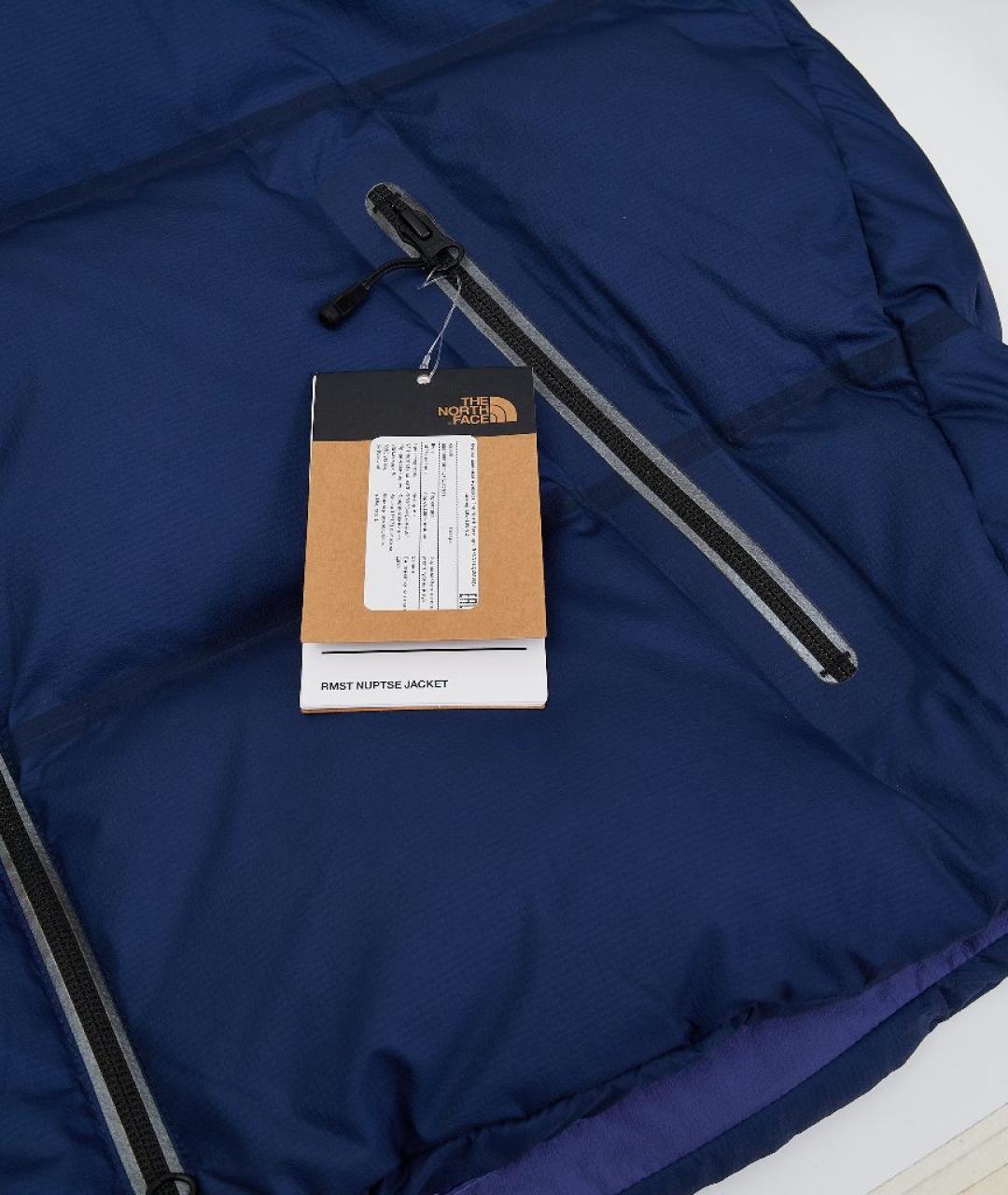 THE NORTH FACE Синий полиэстеровый пуховик, фото 3