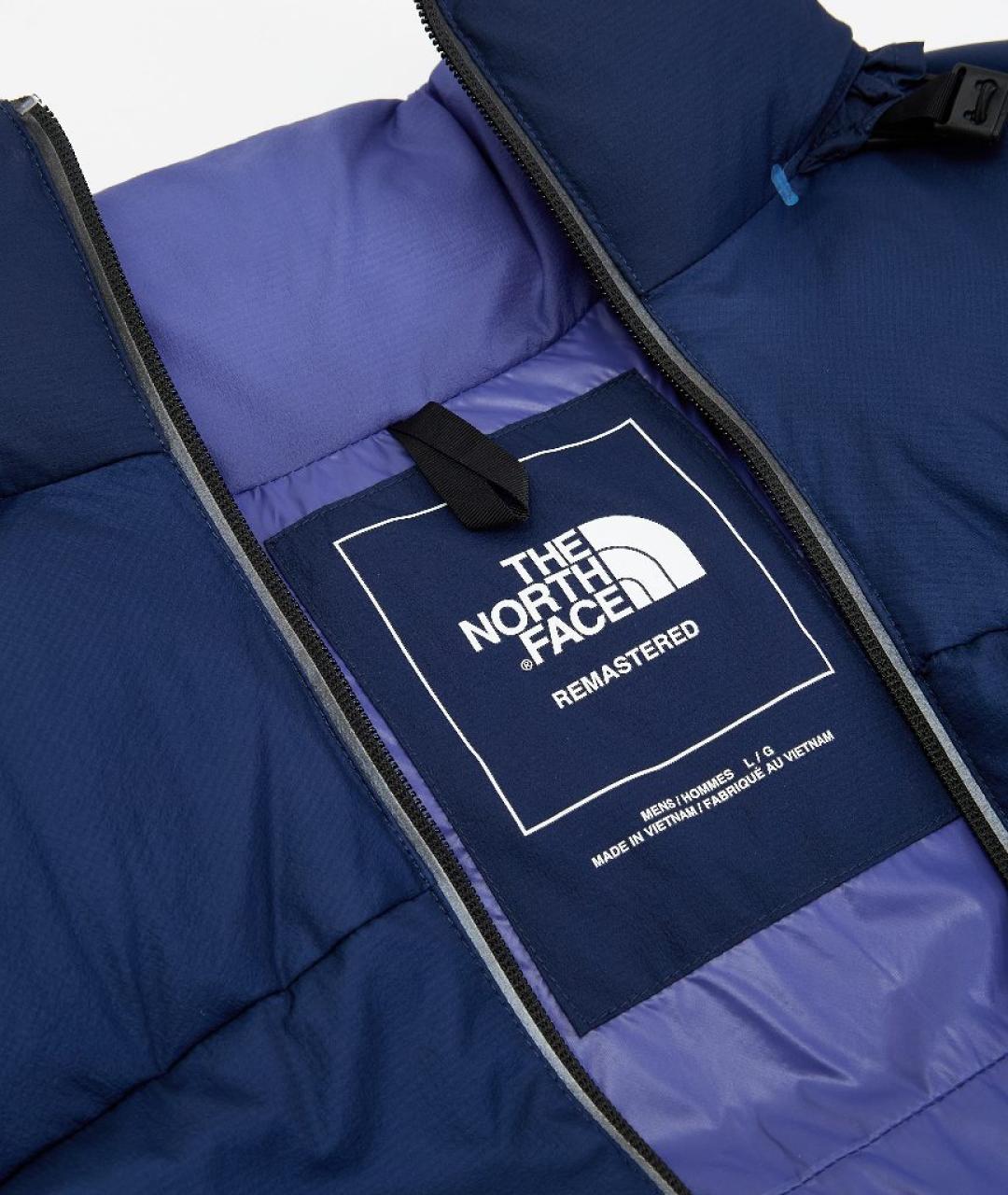 THE NORTH FACE Синий полиэстеровый пуховик, фото 4