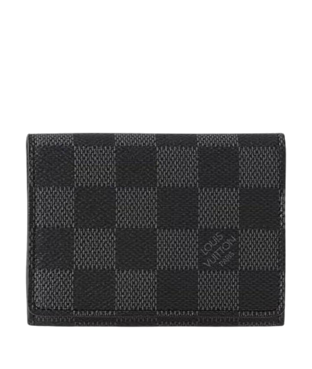 LOUIS VUITTON Антрацитовый кардхолдер, фото 1