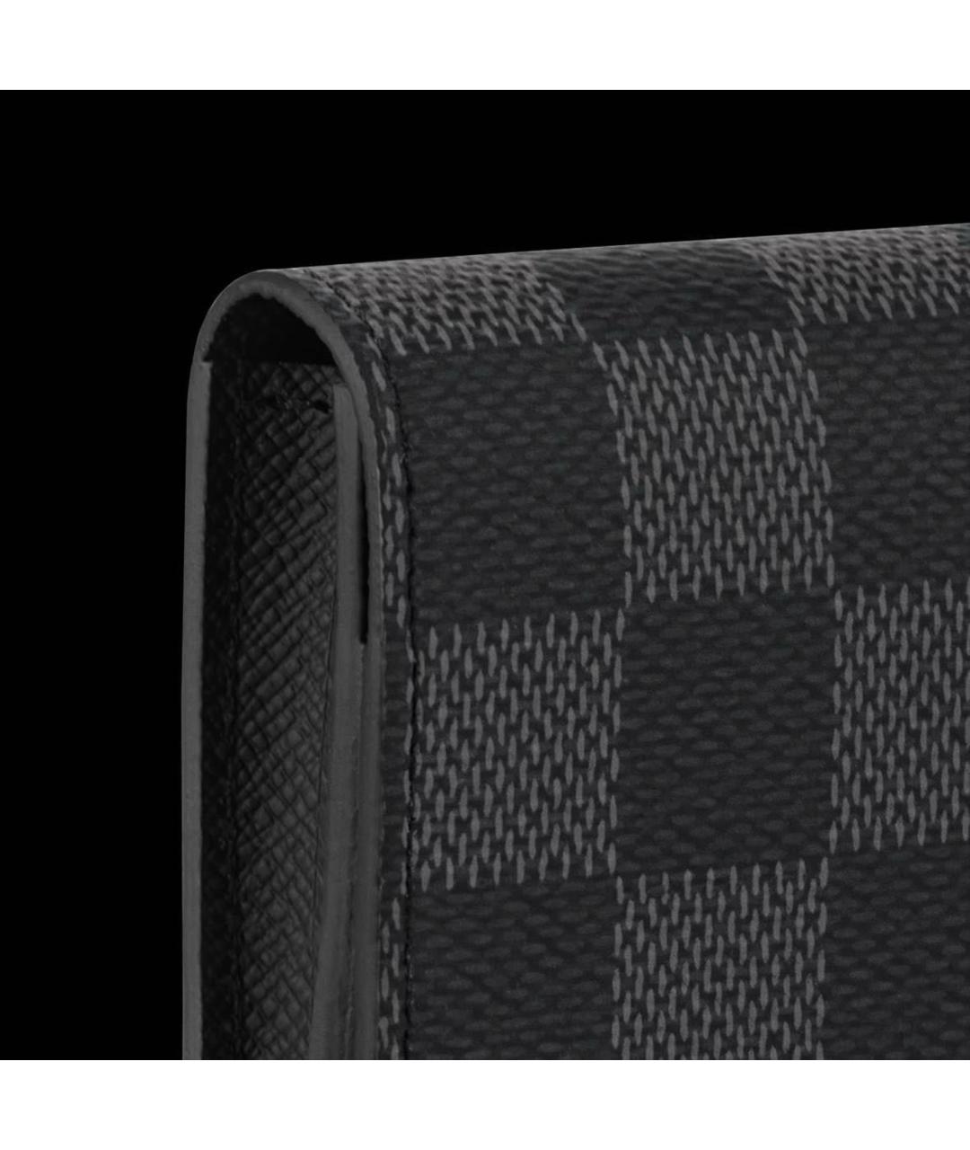 LOUIS VUITTON Антрацитовый кардхолдер, фото 2