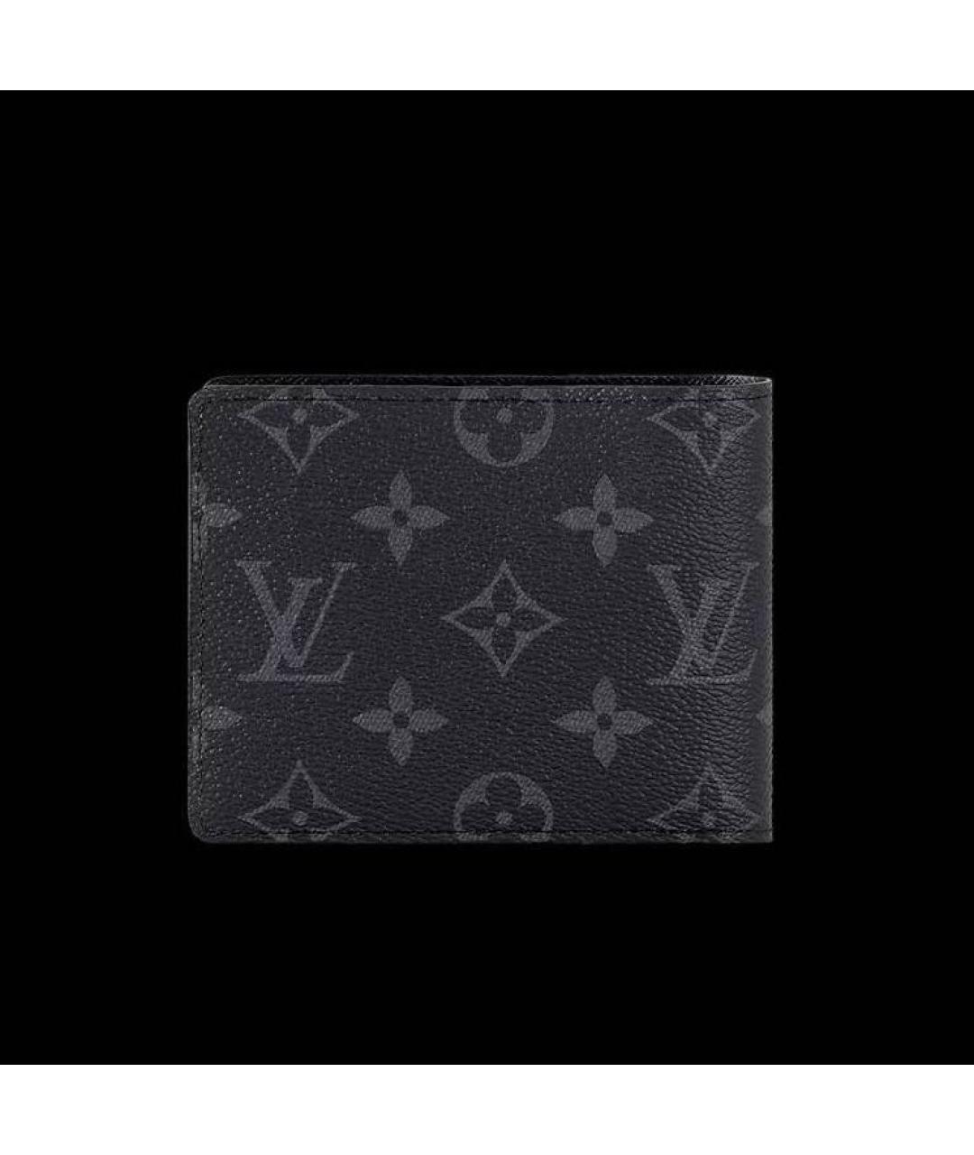 LOUIS VUITTON Антрацитовый кошелек, фото 7