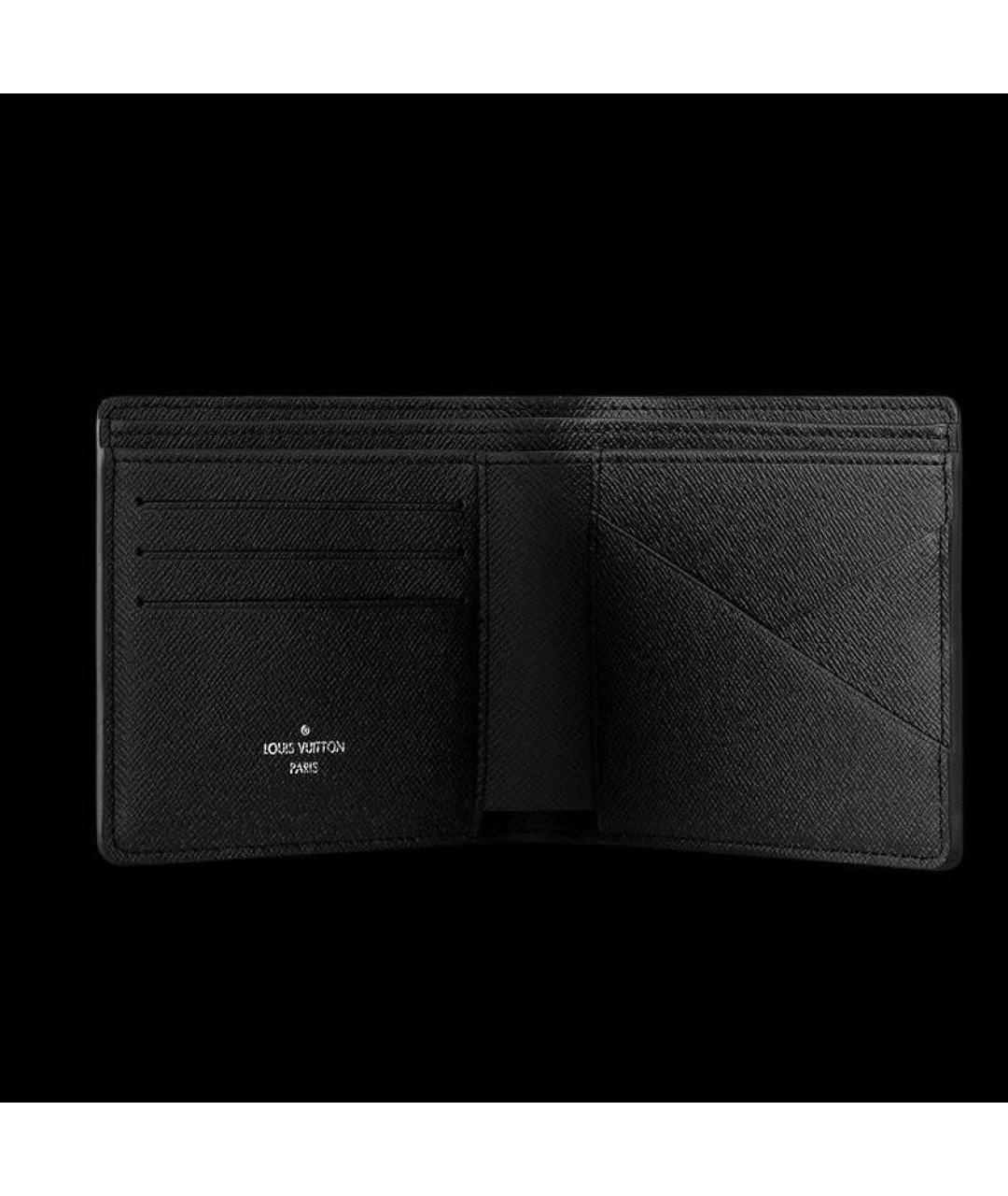 LOUIS VUITTON Антрацитовый кошелек, фото 4