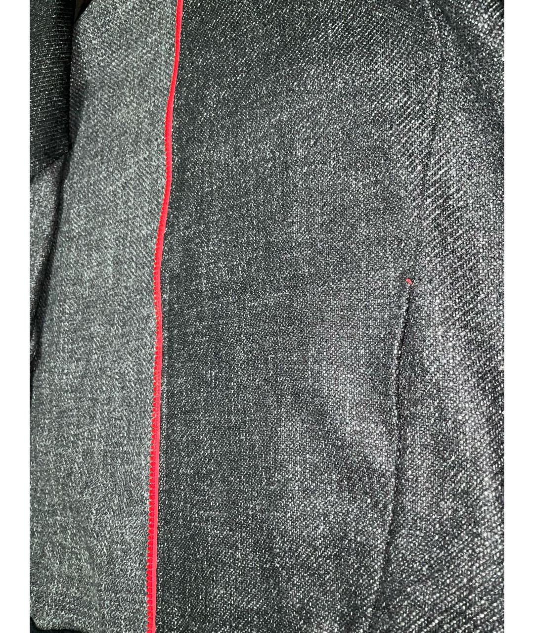 KITON Серая шерстяная куртка, фото 4