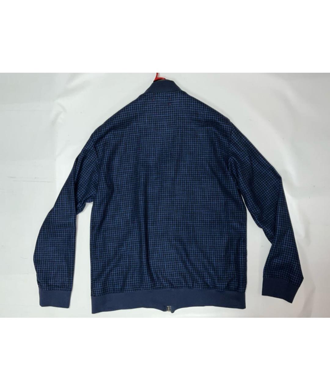 KITON Синяя шерстяная куртка, фото 9