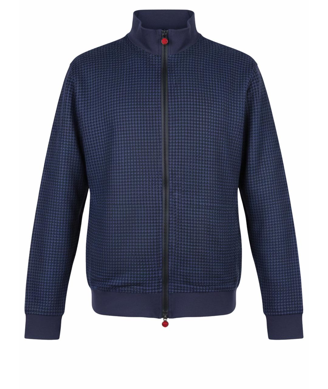 KITON Синяя шерстяная куртка, фото 1