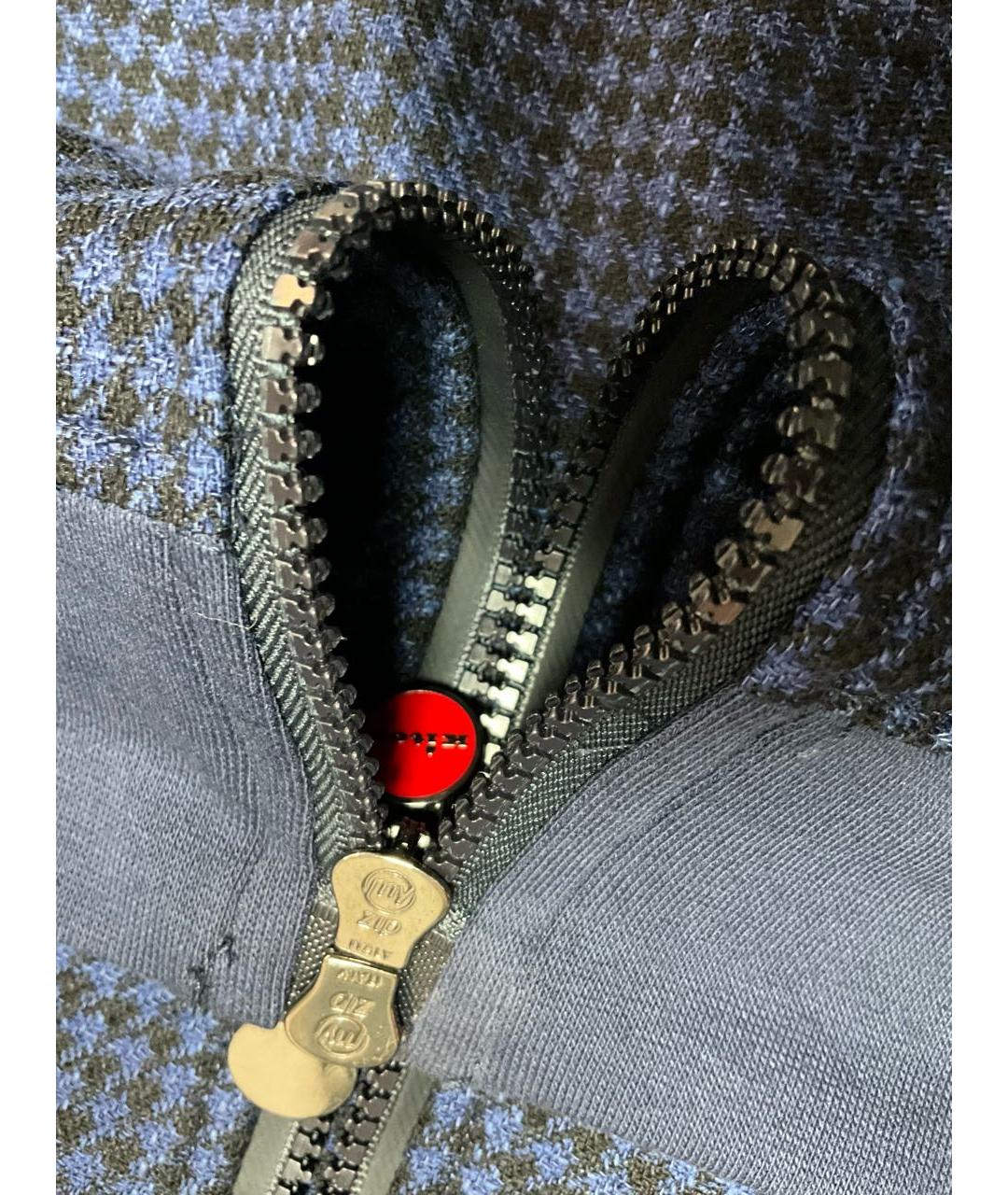 KITON Синяя шерстяная куртка, фото 4