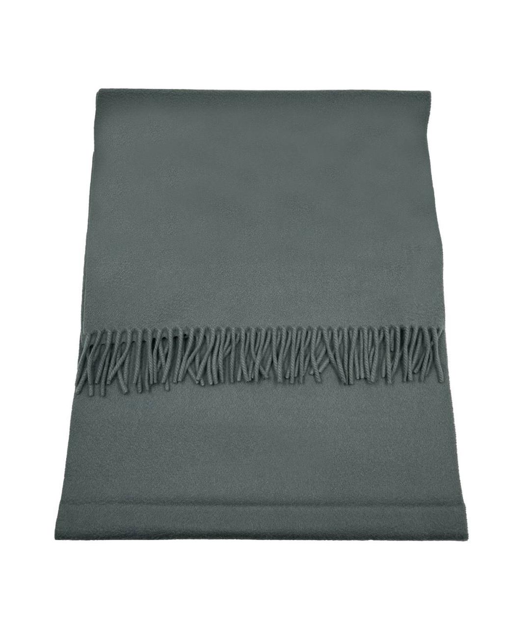 LORO PIANA Серый кашемировый шарф, фото 3
