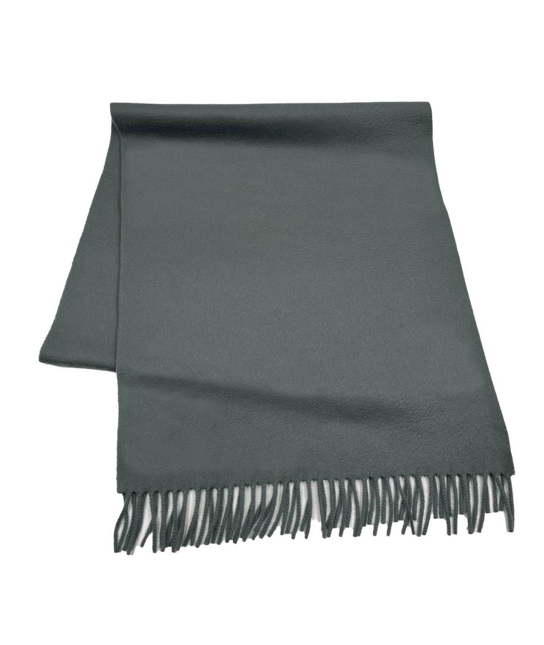 LORO PIANA Серый кашемировый шарф, фото 4