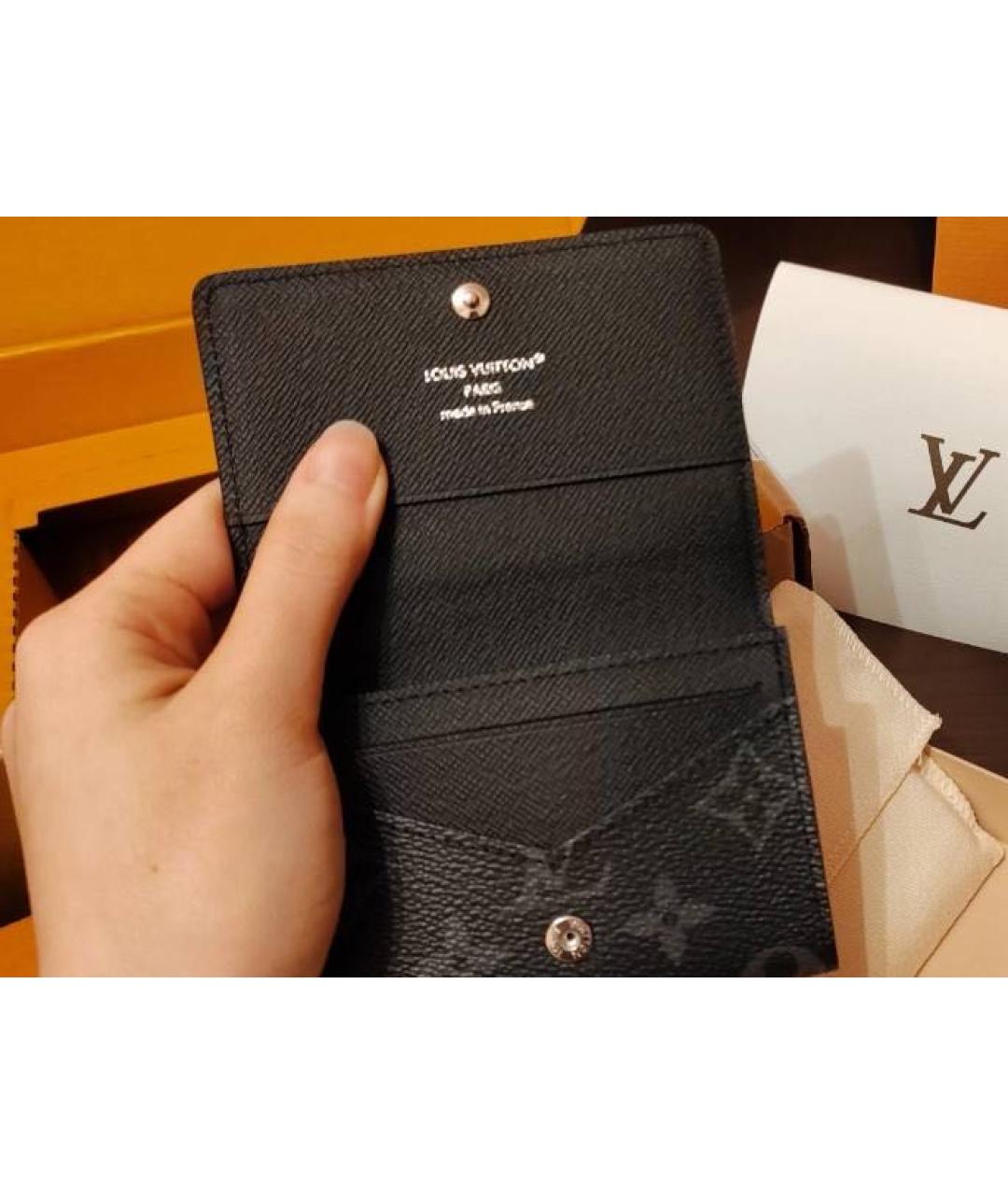 LOUIS VUITTON Черный кардхолдер, фото 4
