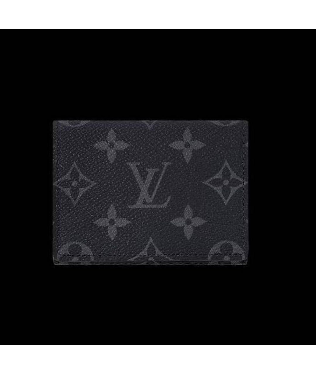 LOUIS VUITTON Черный кардхолдер, фото 5