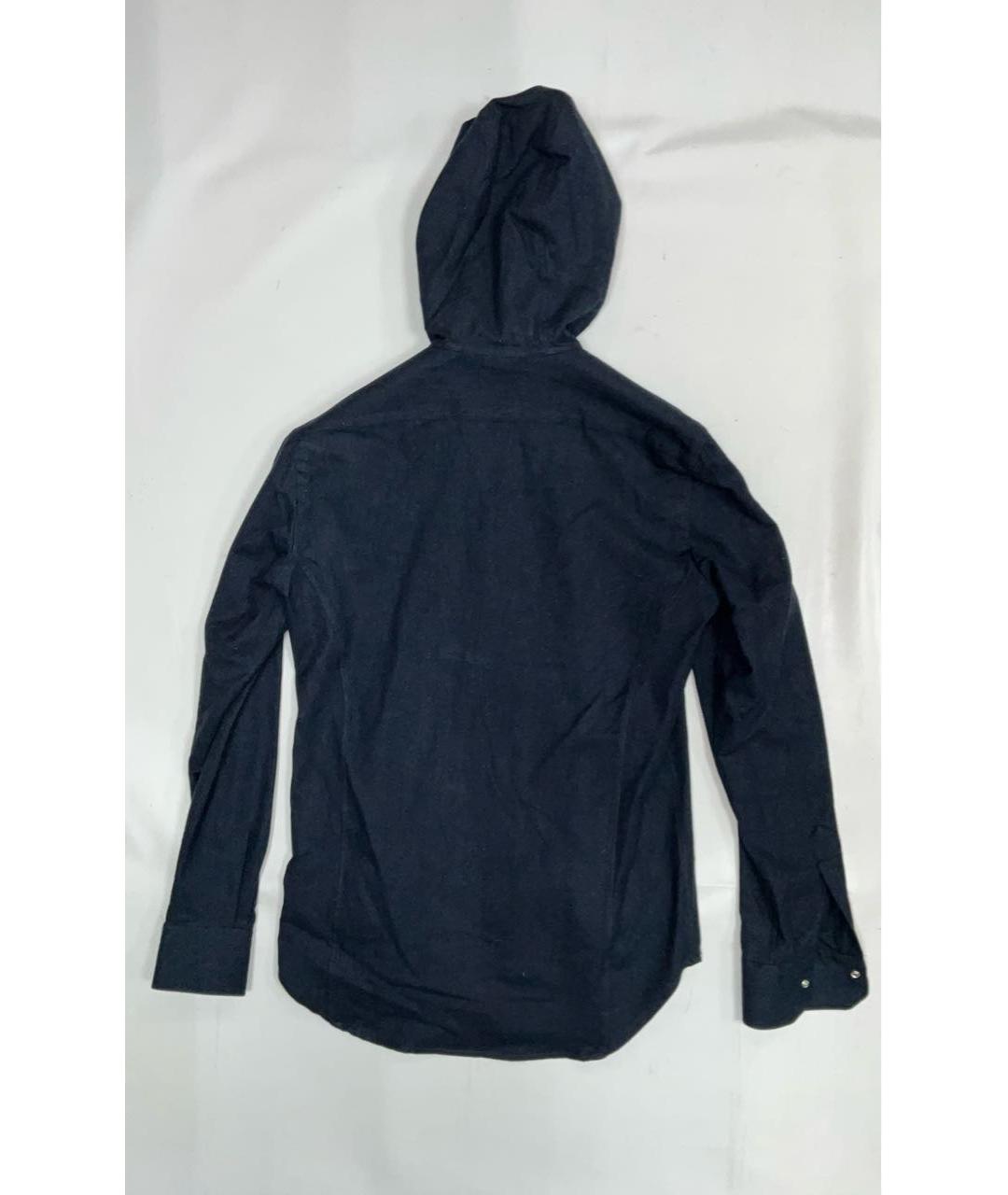 KITON Синяя хлопковая кэжуал рубашка, фото 9