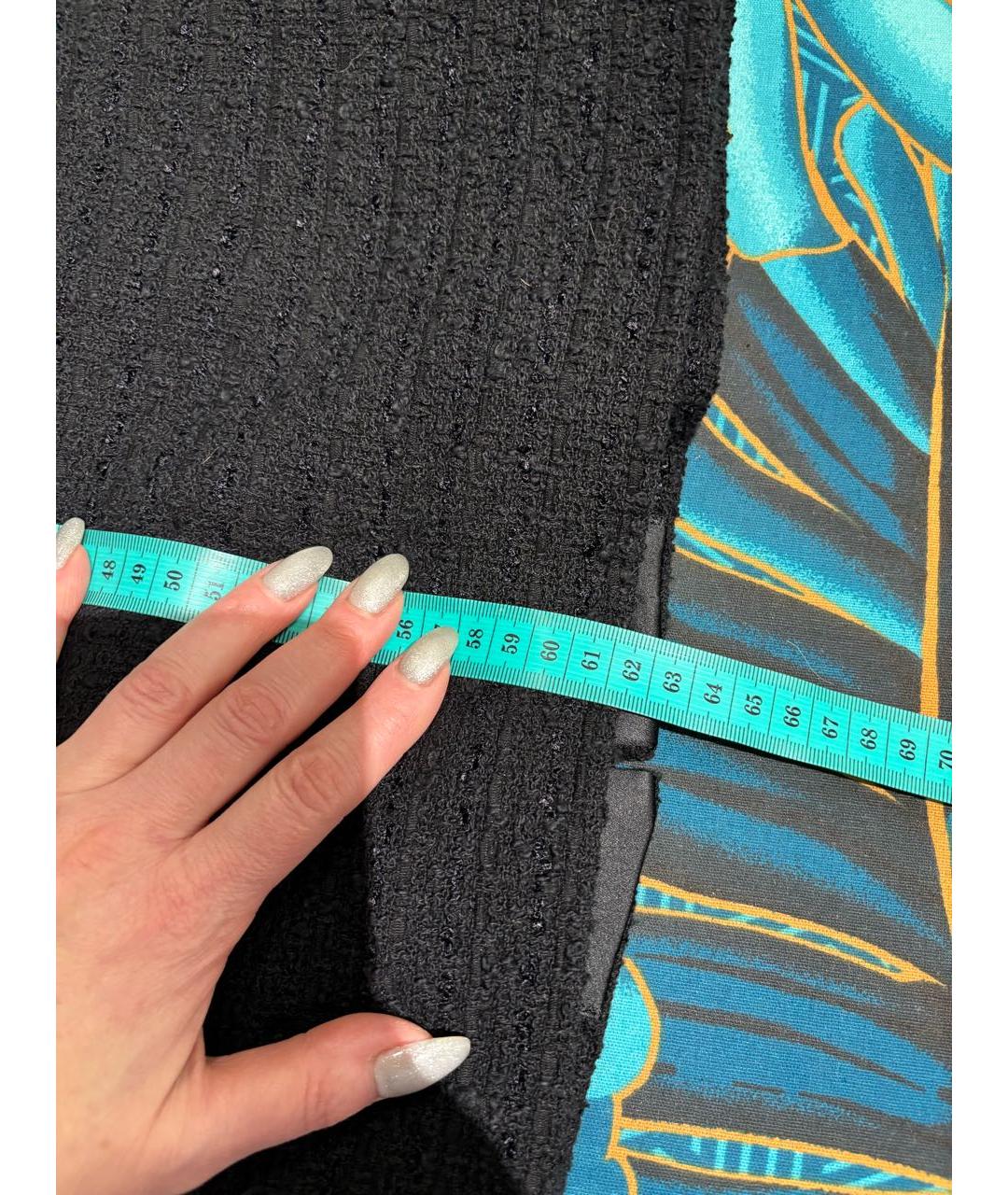 CHANEL Черный твидовый жакет/пиджак, фото 5