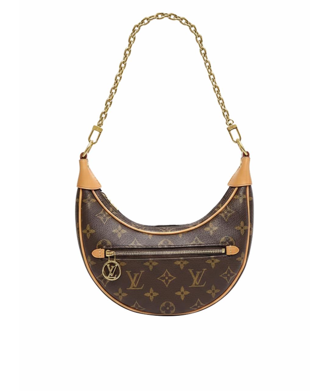 LOUIS VUITTON Коричневая сумка через плечо, фото 1