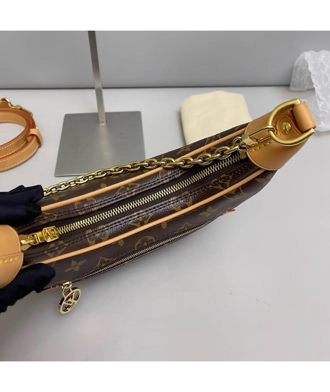 LOUIS VUITTON Коричневая сумка через плечо, фото 7