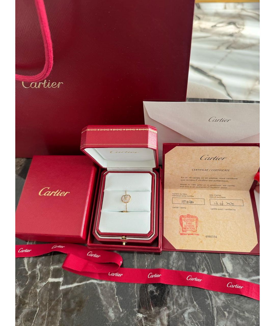 CARTIER Золотой браслет из желтого золота, фото 4
