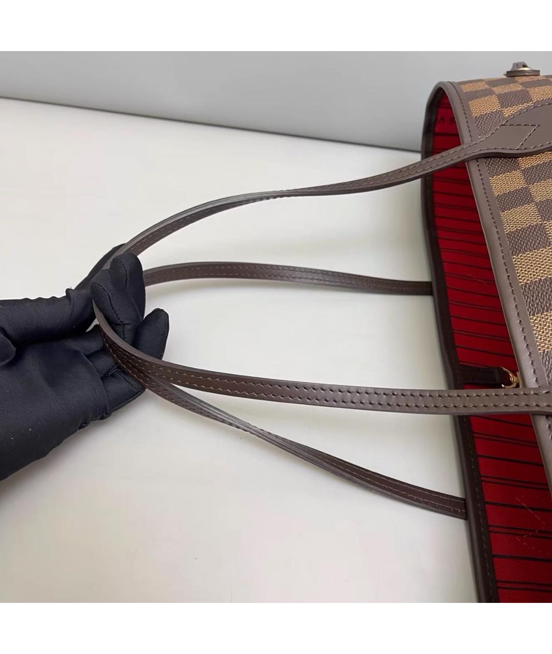 LOUIS VUITTON Коричневая сумка тоут, фото 6