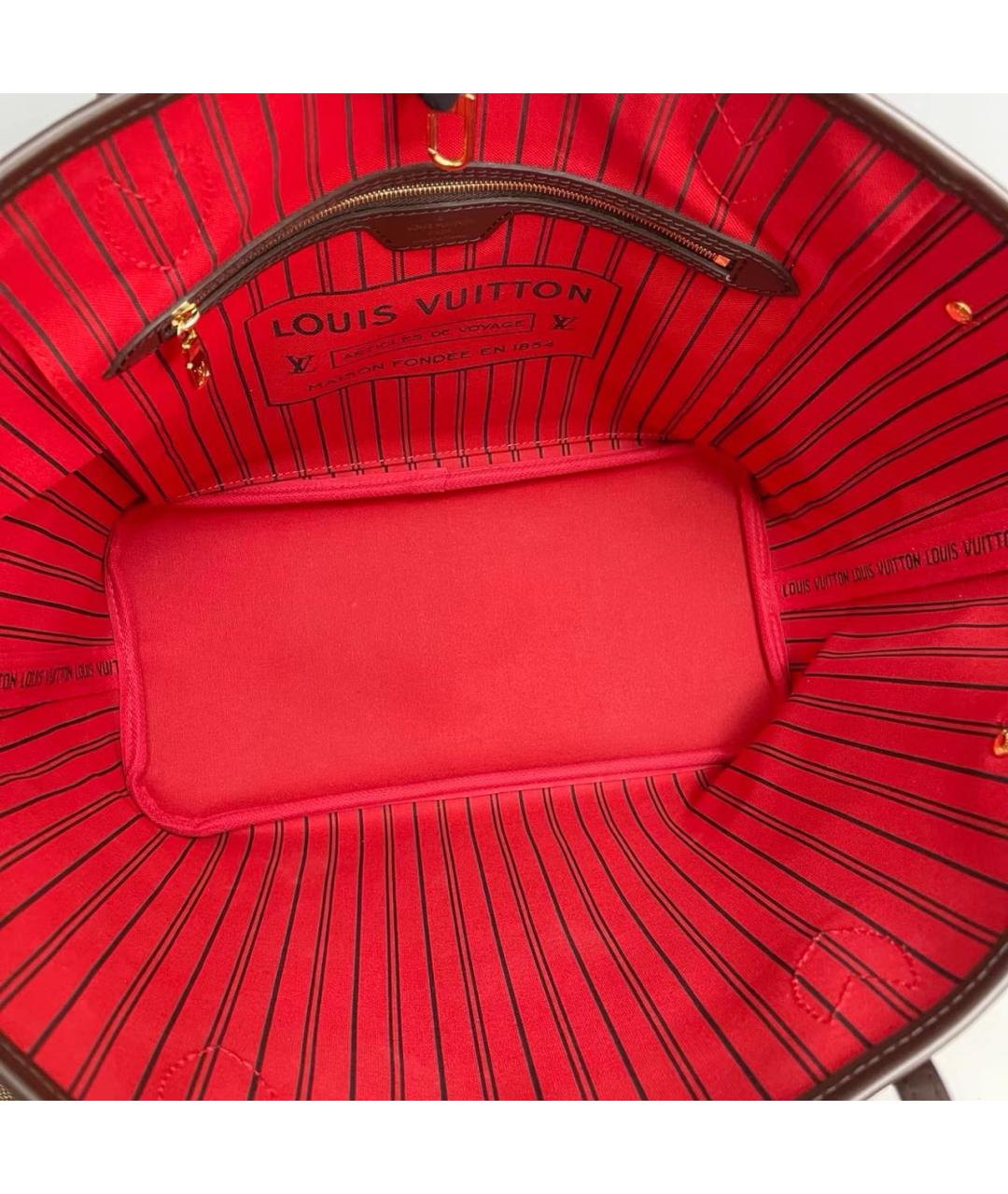 LOUIS VUITTON Коричневая сумка тоут, фото 8