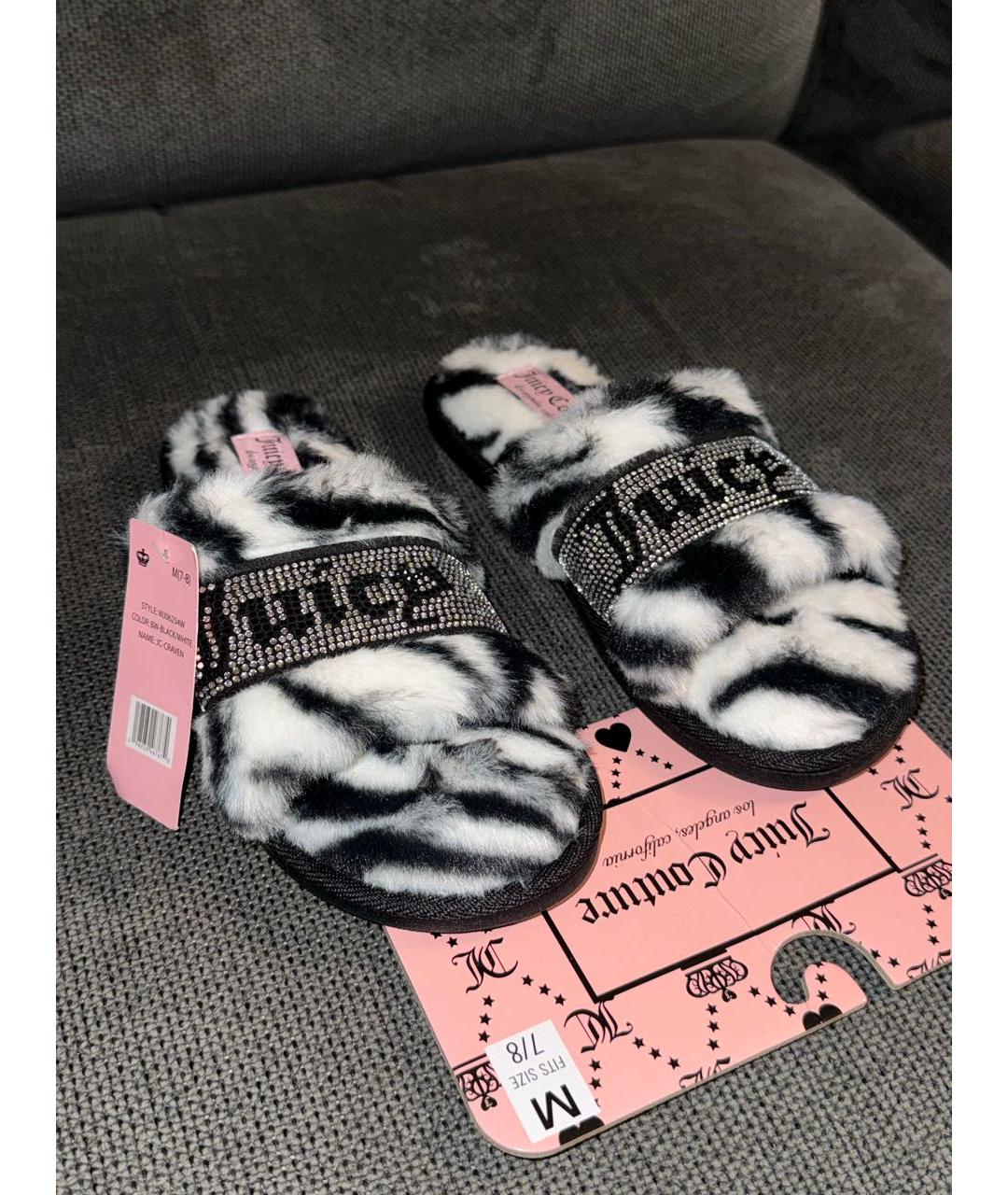 JUICY COUTURE Черные резиновые босоножки, фото 5