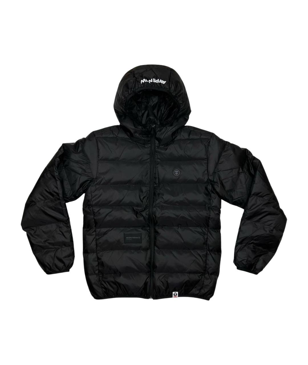 BAPE Черный полиэстеровый пуховик, фото 1