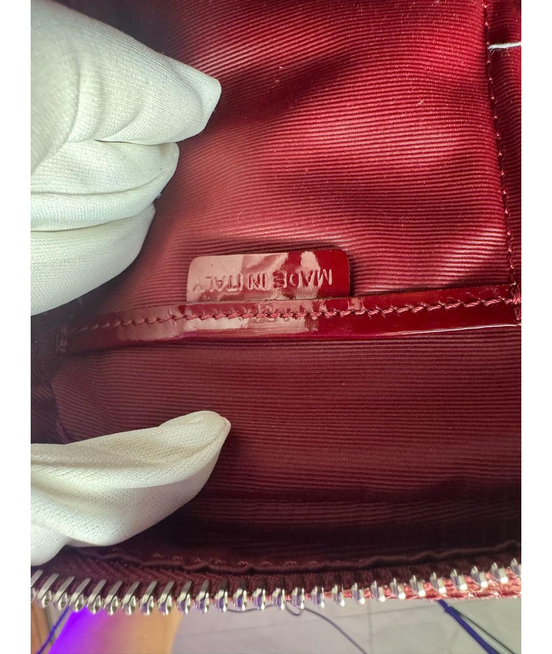 BURBERRY Мульти сумка с короткими ручками из лакированной кожи, фото 7