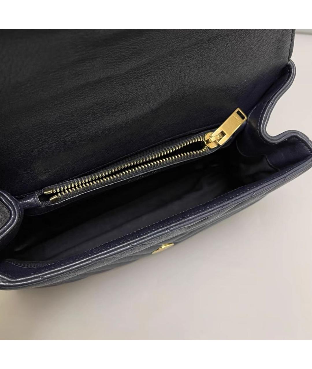 SAINT LAURENT Черная кожаная сумка через плечо, фото 7
