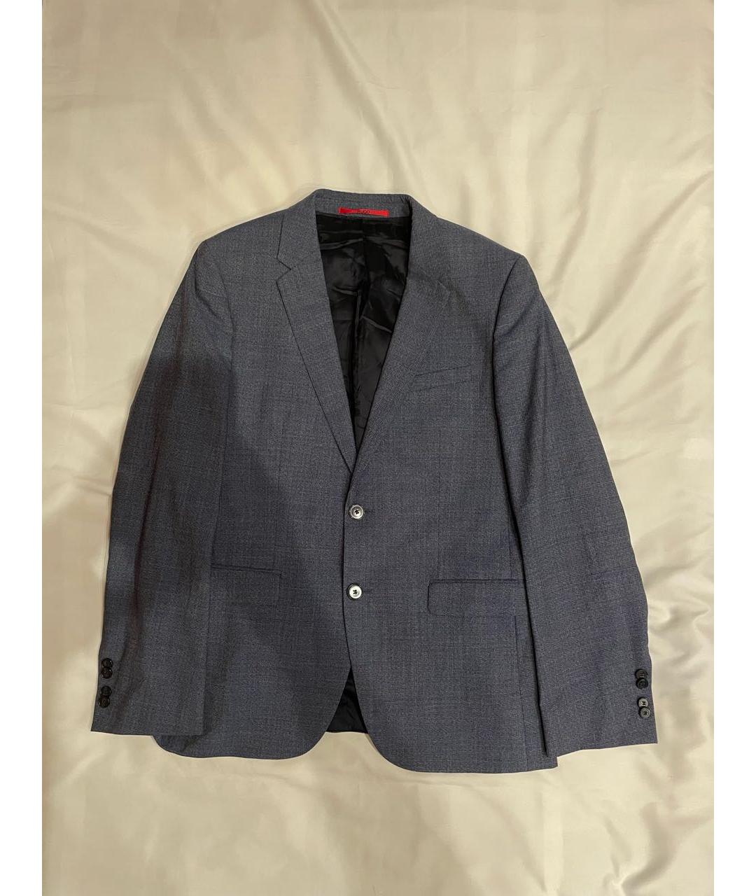 HUGO BOSS Серый вискозный пиджак, фото 5