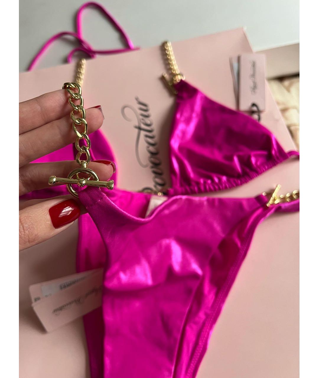 AGENT PROVOCATEUR Розовый полиэстеровый купальник, фото 6