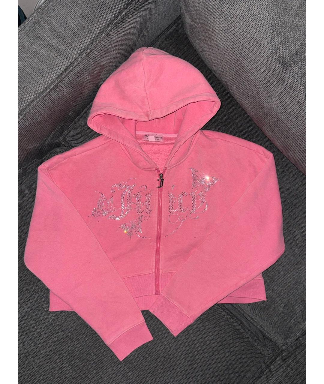 JUICY COUTURE Розовый хлопковый костюм с брюками, фото 6