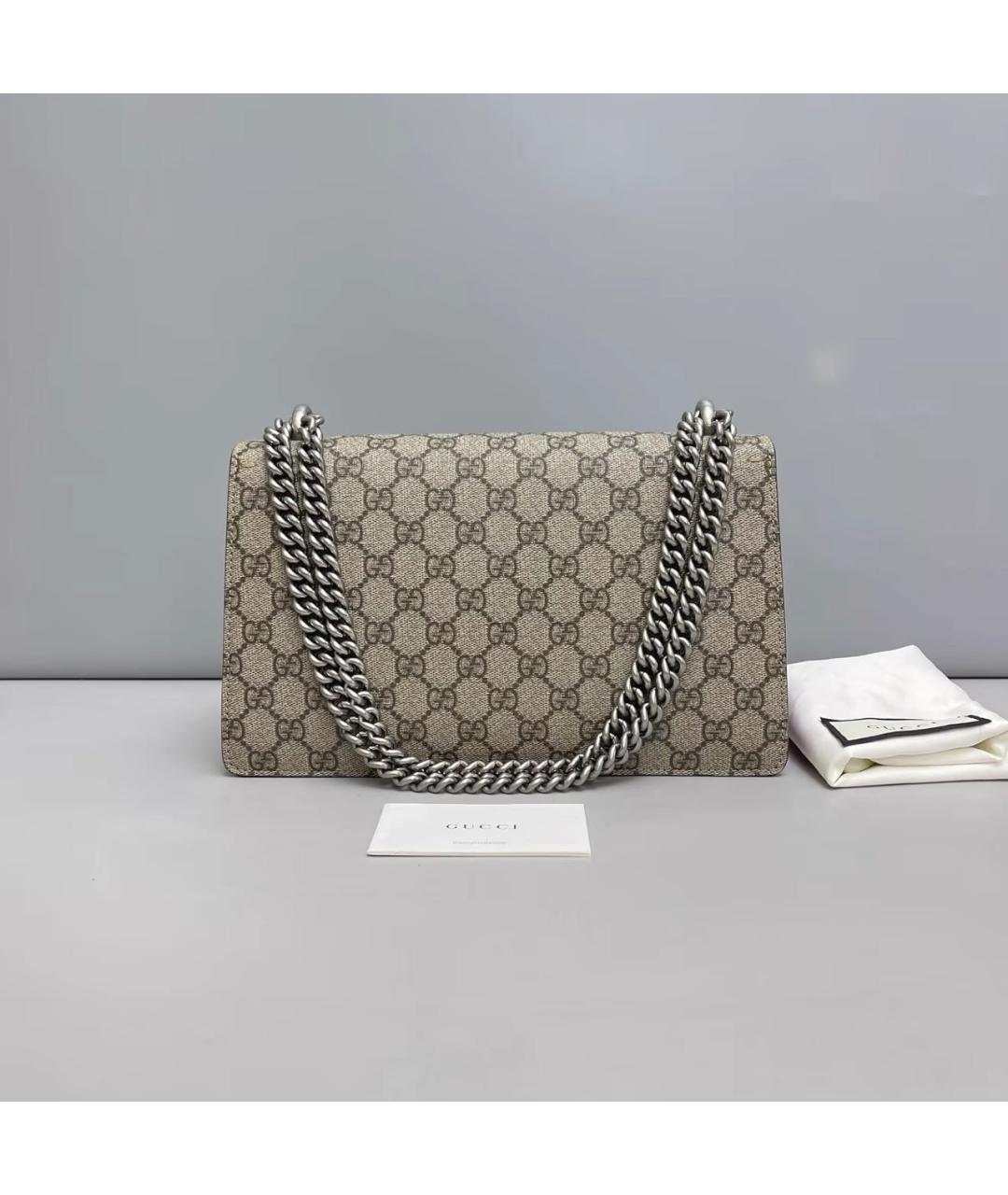 GUCCI Красная кожаная сумка через плечо, фото 2