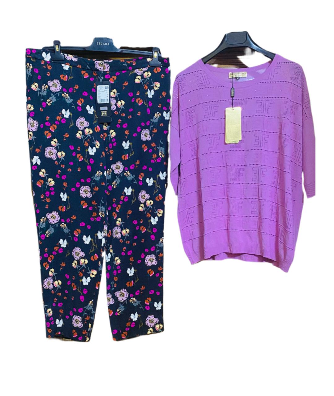 ESCADA Мульти вискозный костюм с брюками, фото 6