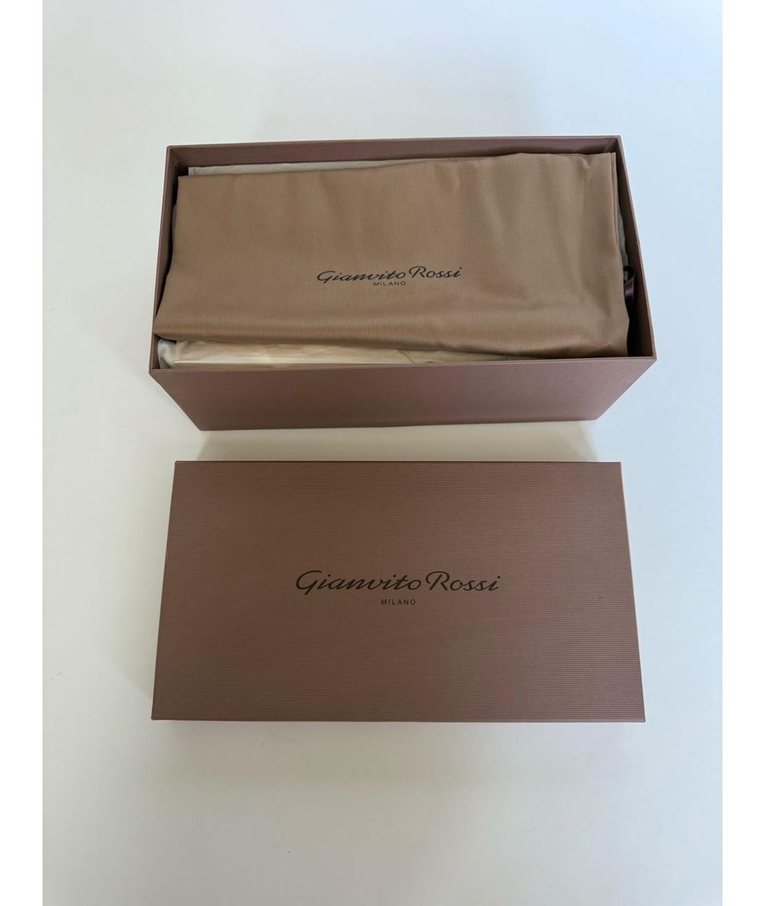 GIANVITO ROSSI Белые балетки из лакированной кожи, фото 6