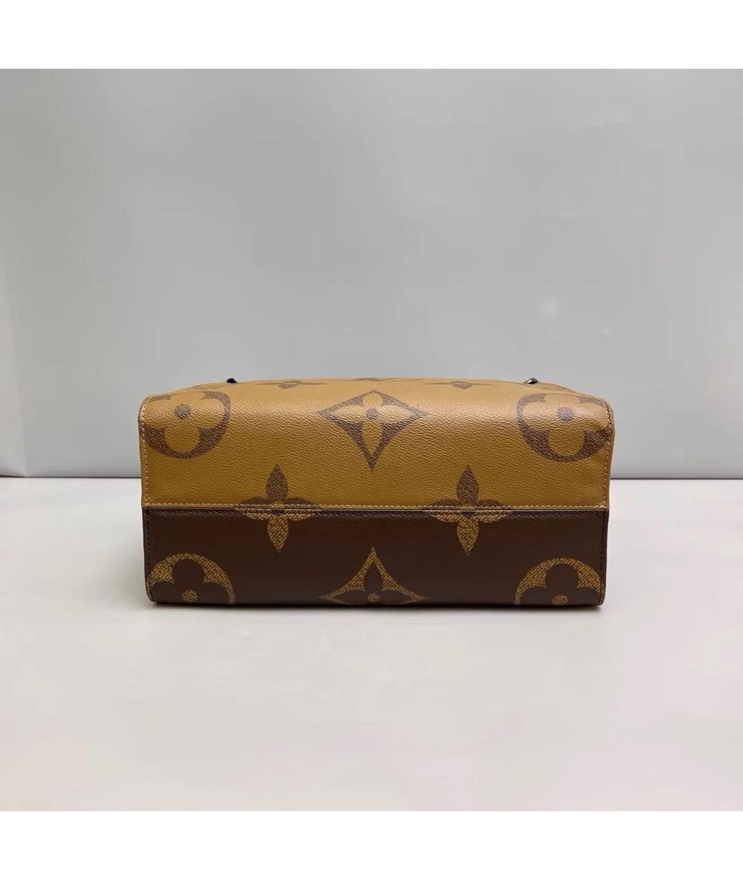 LOUIS VUITTON Коричневая сумка с короткими ручками, фото 3