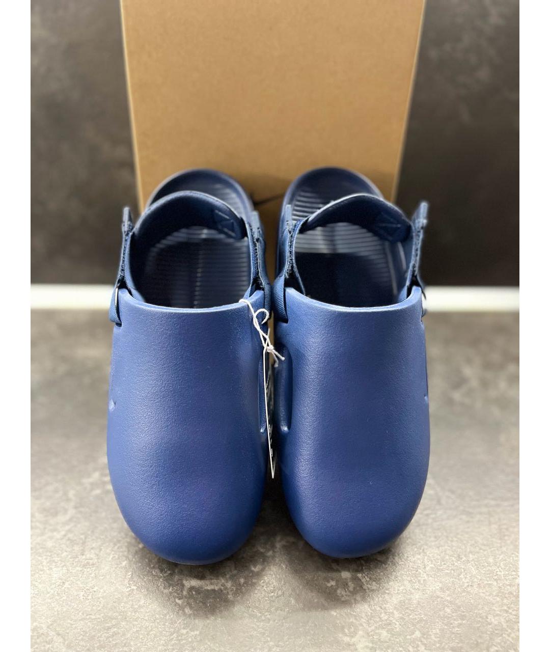 NIKE Темно-синие шлепанцы, фото 2