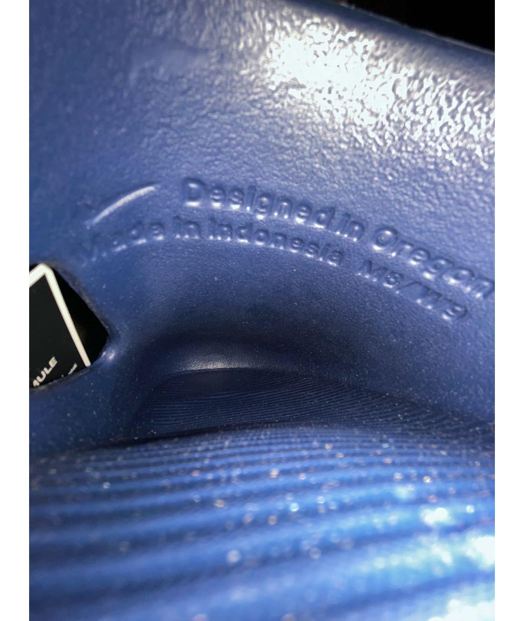 NIKE Темно-синие шлепанцы, фото 5