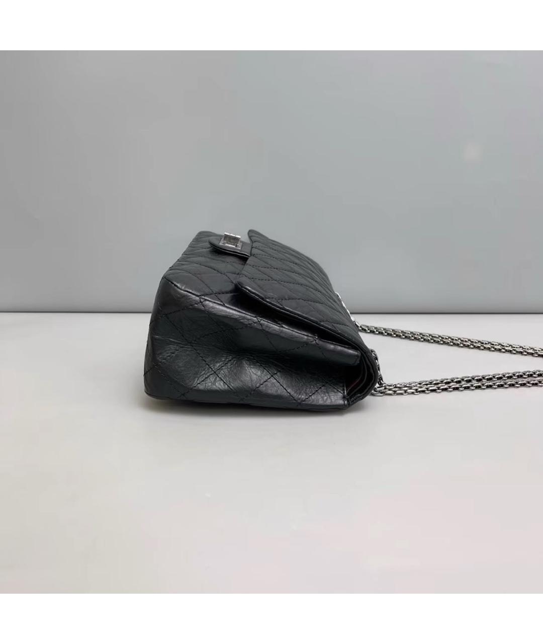 CHANEL Черная кожаная сумка через плечо, фото 5