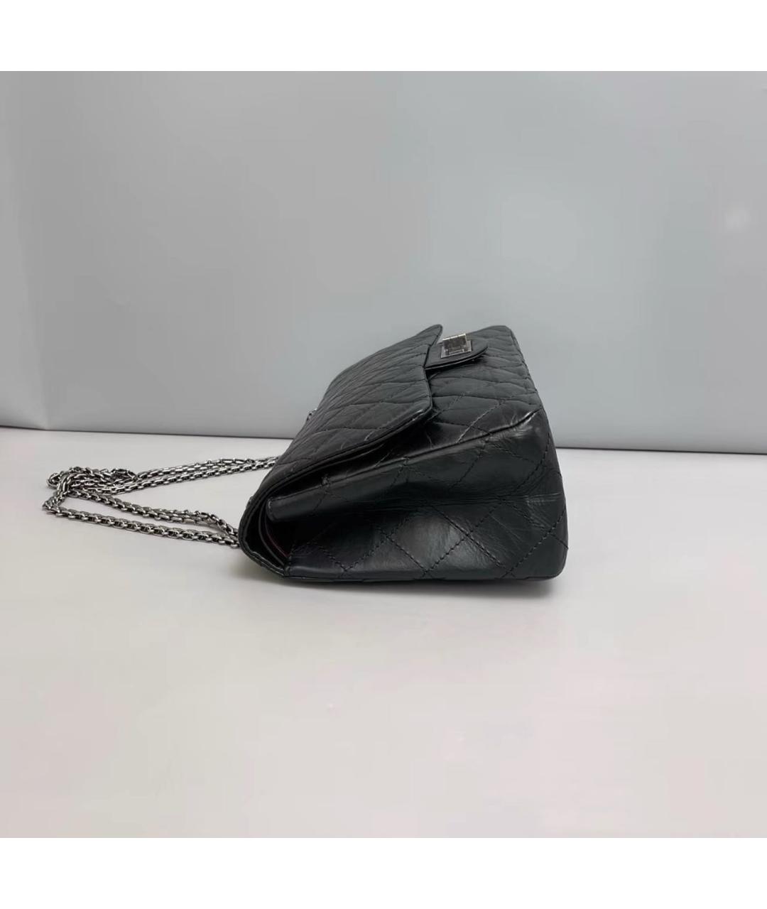 CHANEL Черная кожаная сумка через плечо, фото 6