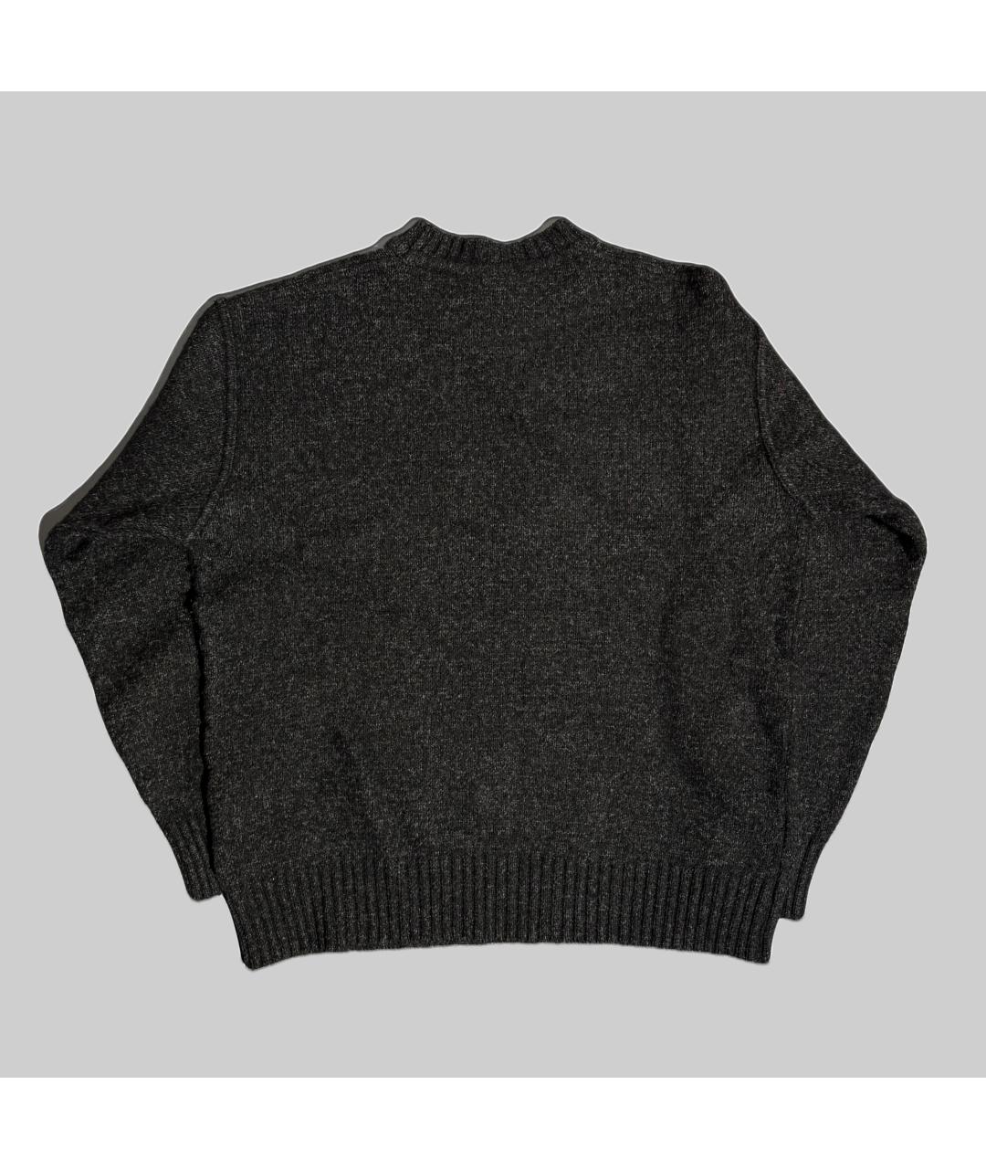 VERSACE JEANS COUTURE Антрацитовый шерстяной джемпер / свитер, фото 2