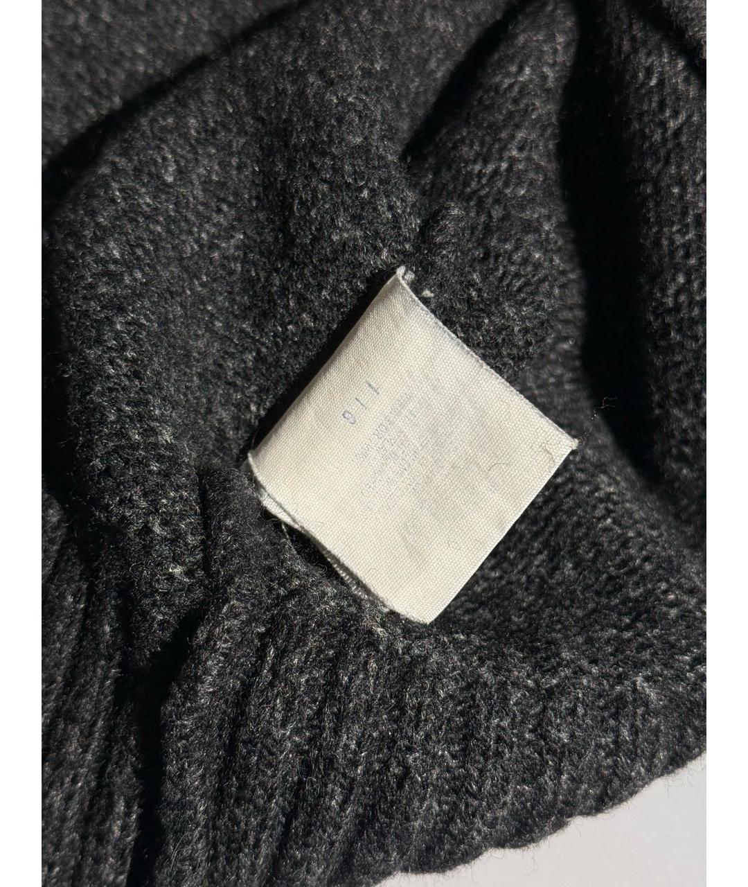 VERSACE JEANS COUTURE Антрацитовый шерстяной джемпер / свитер, фото 7