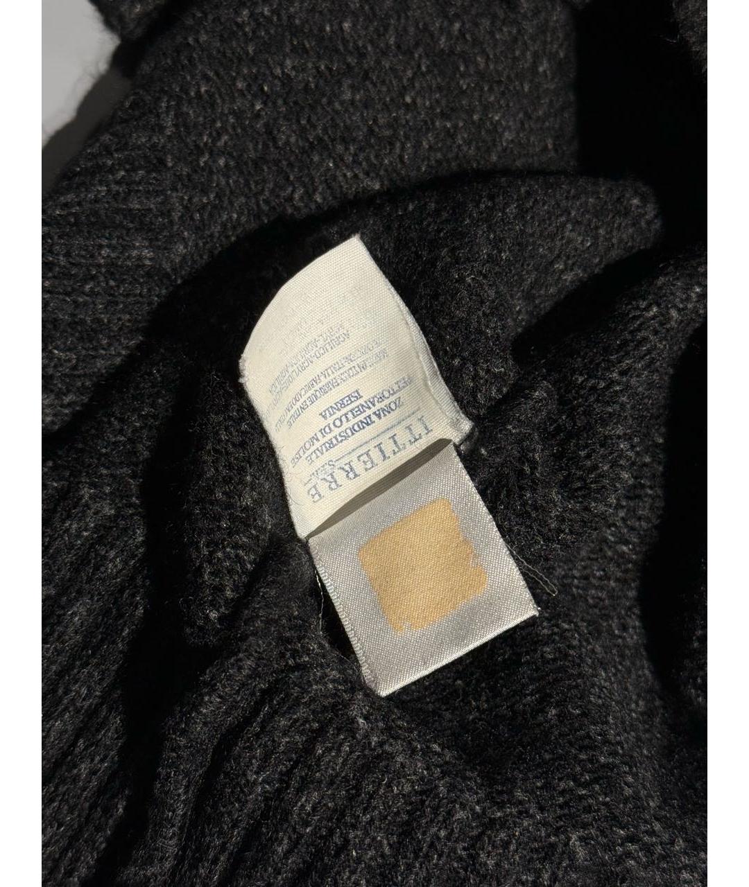 VERSACE JEANS COUTURE Антрацитовый шерстяной джемпер / свитер, фото 6