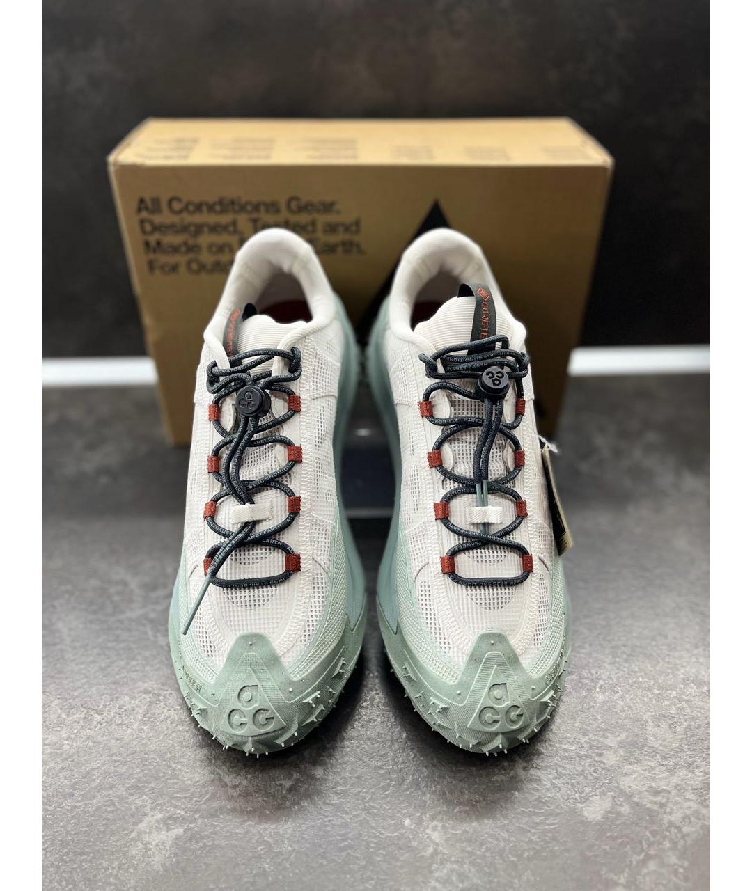 NIKE ACG Серые текстильные низкие кроссовки / кеды, фото 3