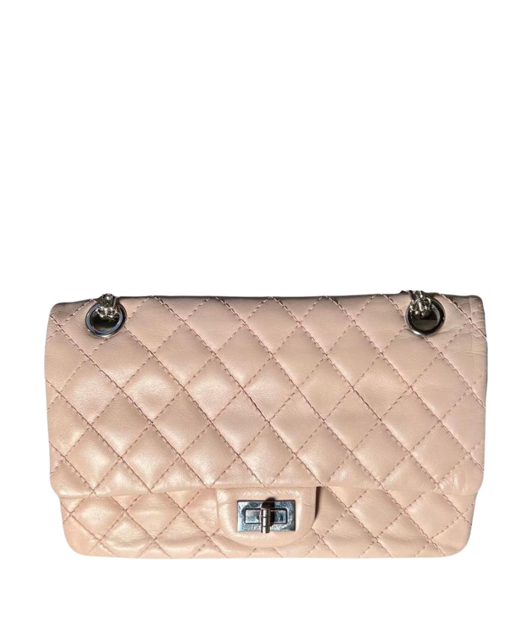 CHANEL Розовая кожаная сумка через плечо, фото 1