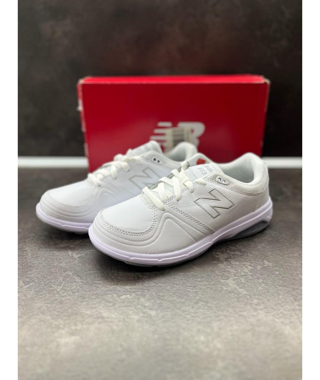 NEW BALANCE Белые текстильные кроссовки, фото 7