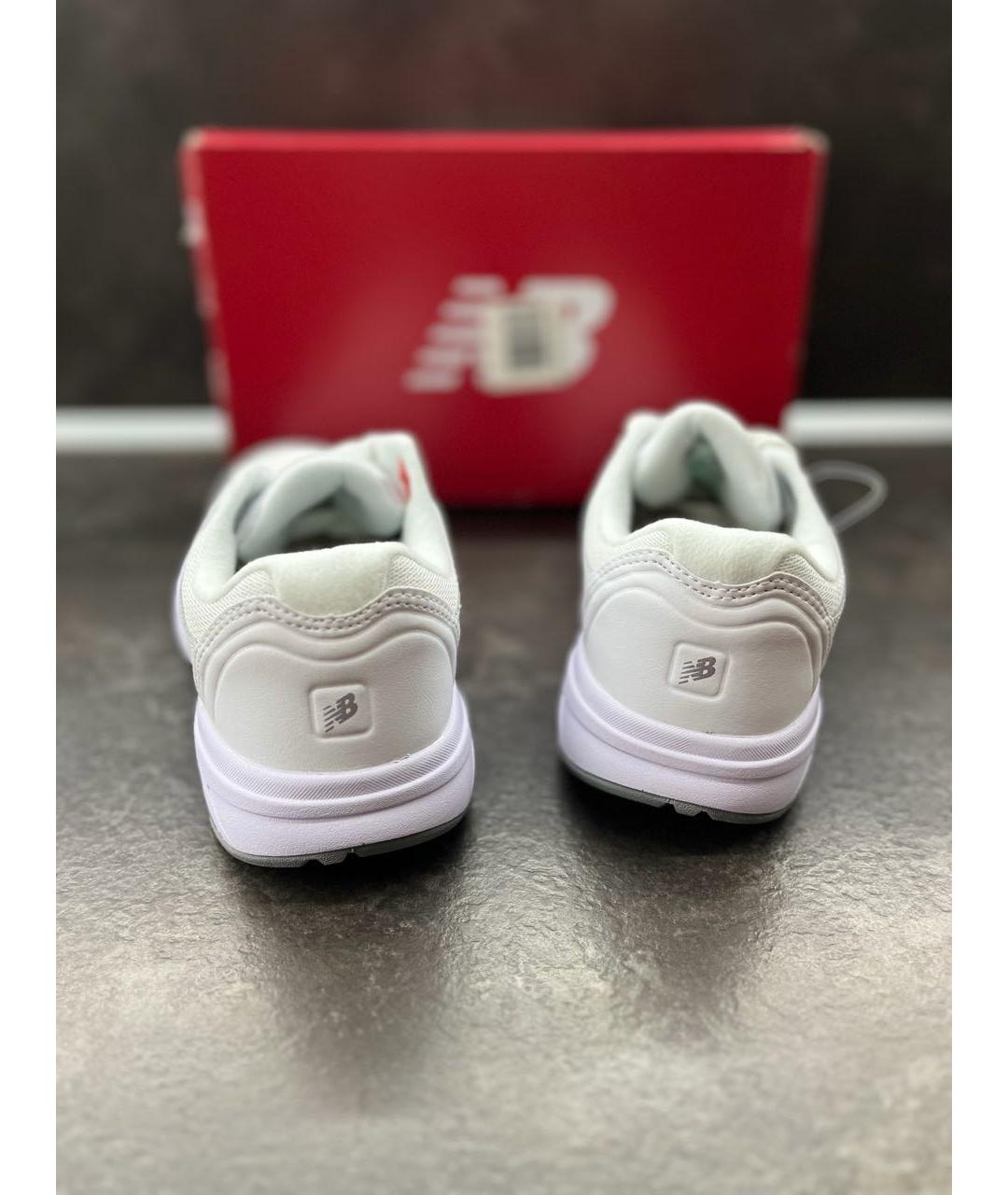 NEW BALANCE Белые текстильные кроссовки, фото 4