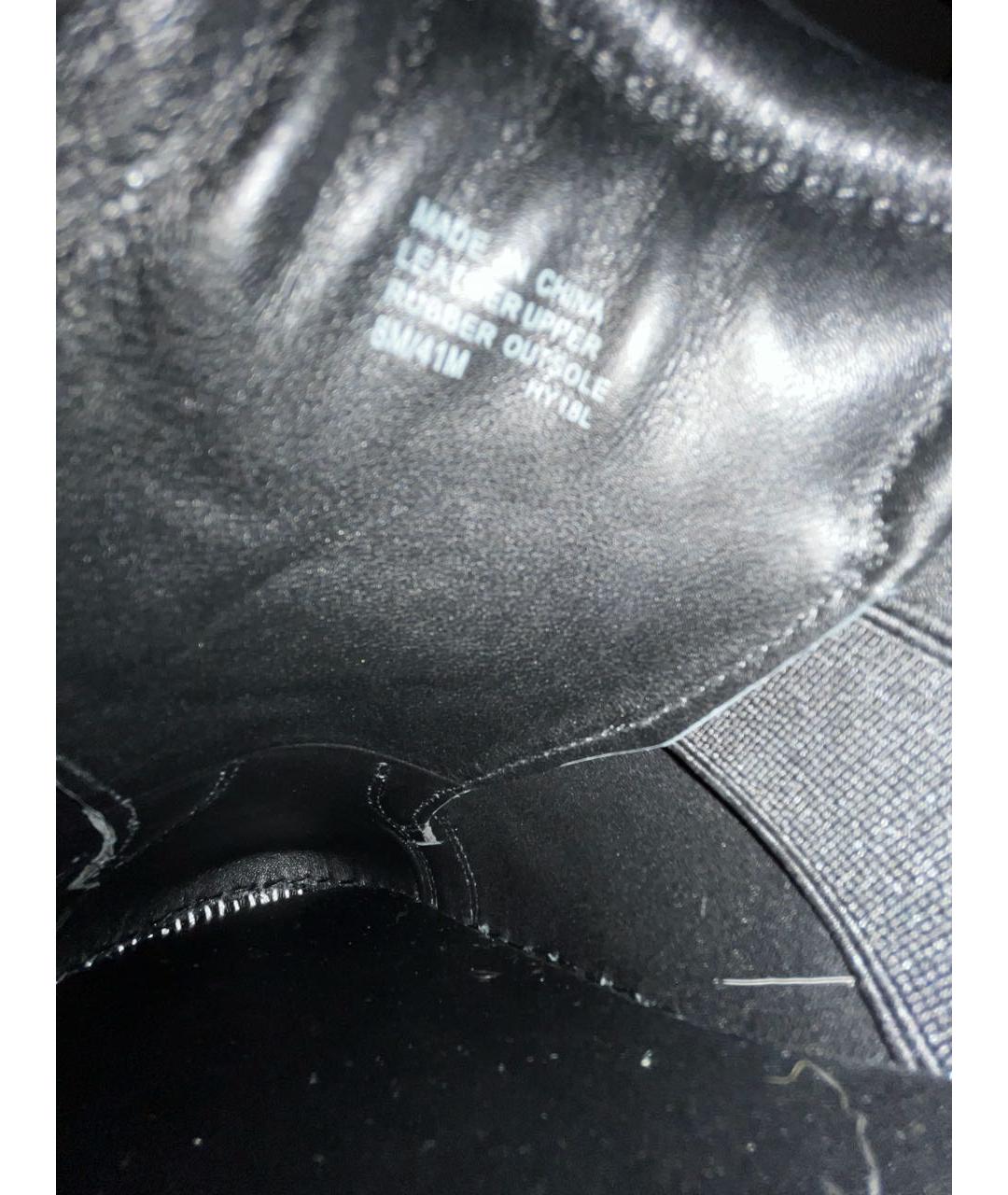 MICHAEL KORS Черные слипоны из искусственной кожи, фото 5